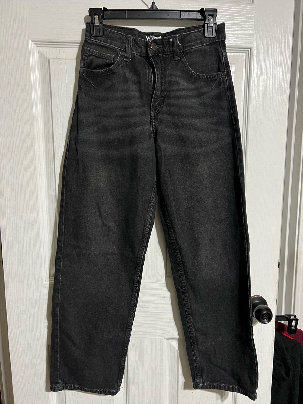 Wrangler Boys Black Relaxed Fit Jeans